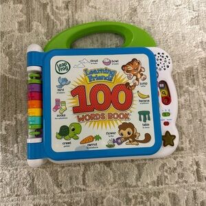 Learning Friends 100 Words Book - Blue & Green